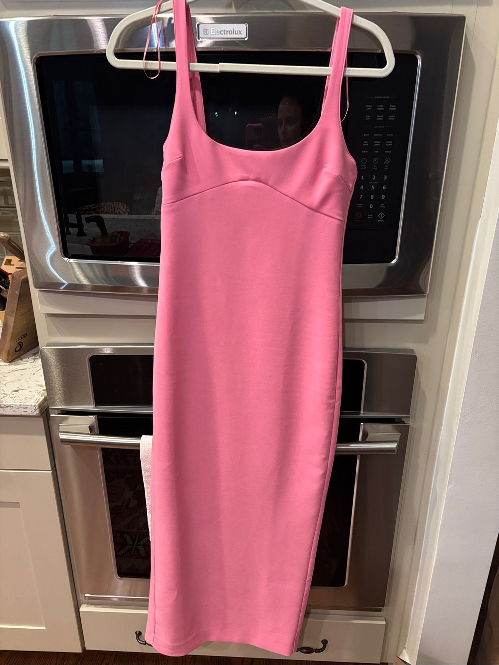 NWT Zara pink midi dress size small